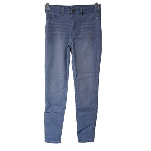 Time and‎ Tru Women's High-rise Stretch Ankle Skinny Leg Jeans Blue Size 4 - Picture 1 of 3
